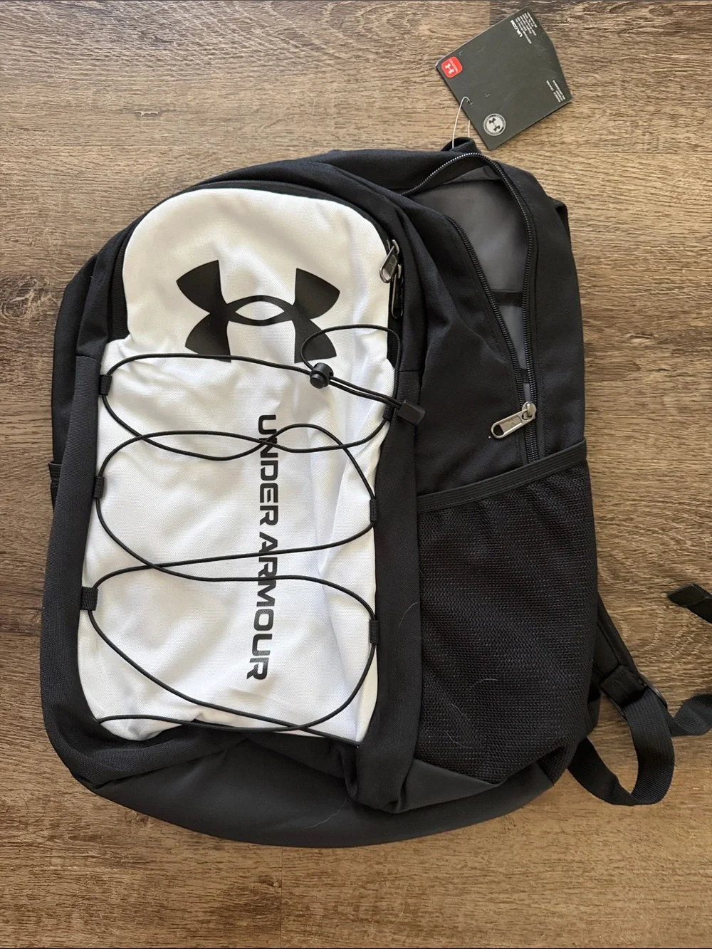Brand new with tags! Under Armour Black and White Men’s Athletic Backpack